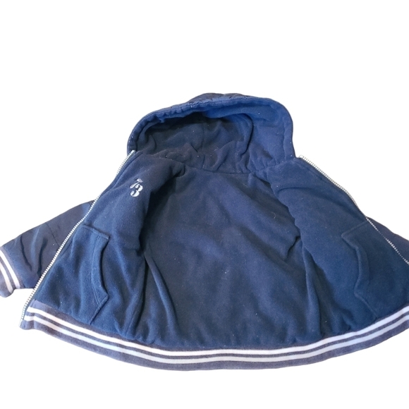 Roots blue  gray boys reversible winter coat - Picture 8 of 10